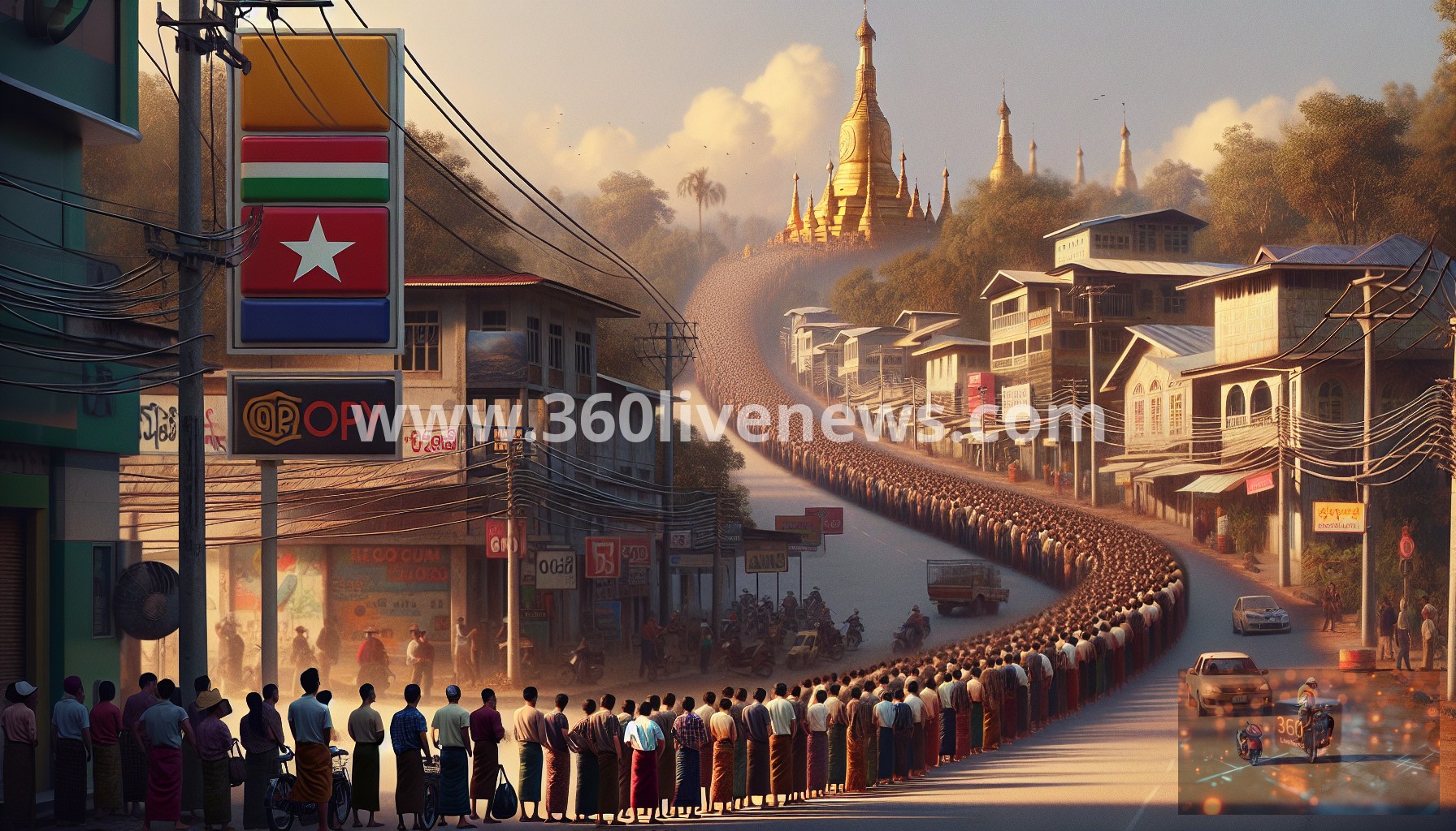 Myanmar Faces Fuel Shortages Amid Ongoing Middle East Conflict and Rationing Policy