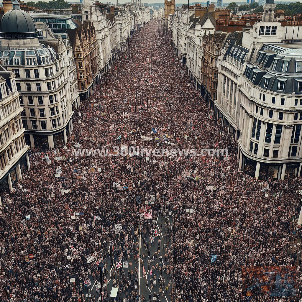 Tens of Thousands Protest in London Against Far-Right Extremism Ahead of Local Elections
