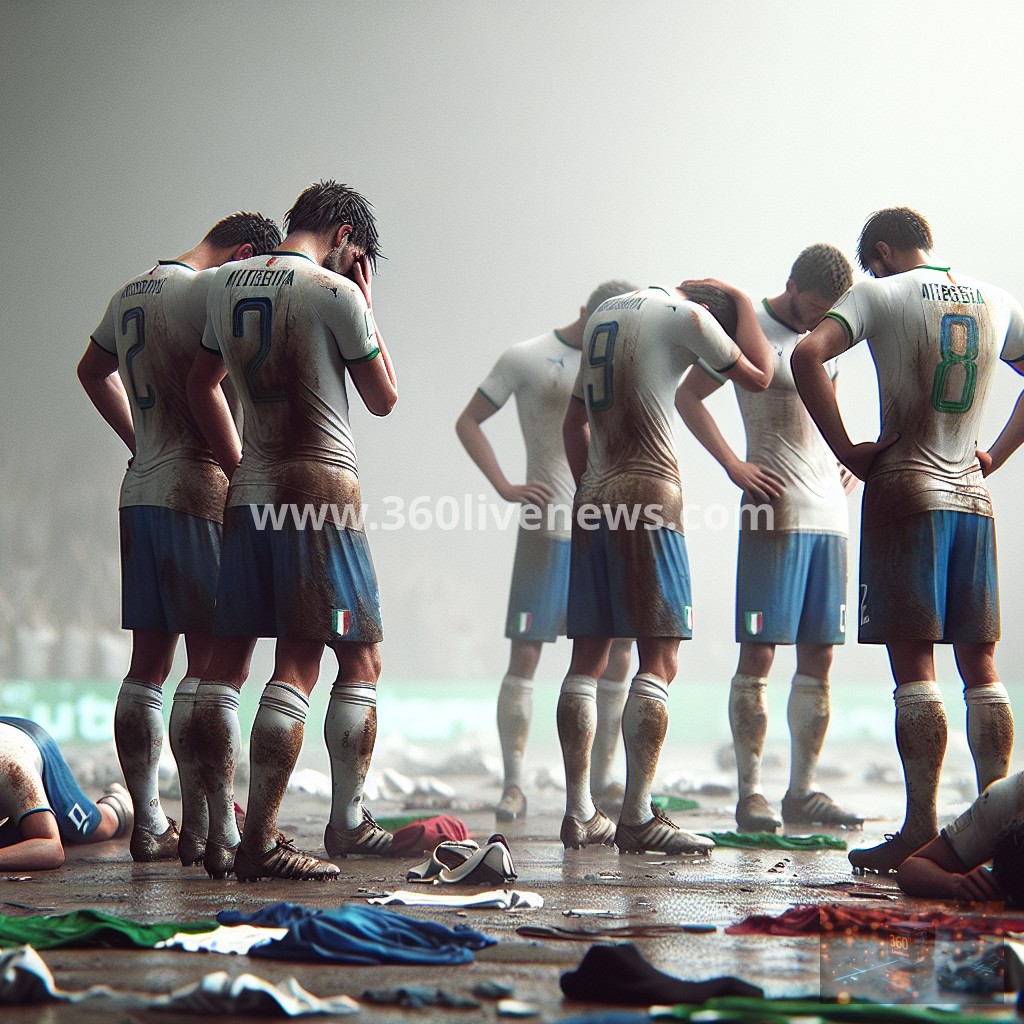 Italy's national football team fails to qualify for World Cup for third consecutive time after penalty loss to Bosnia and Herzegovina