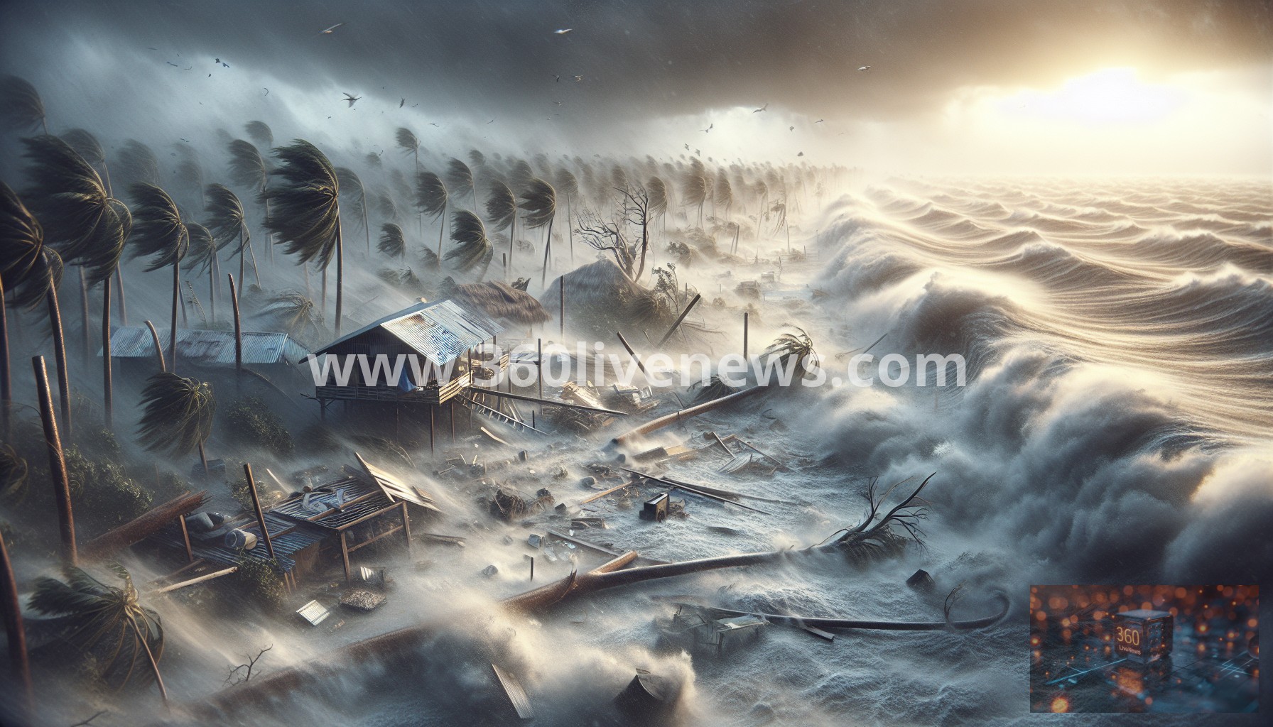 Tropical Cyclone Narelle Causes Damage and Flooding in Western Australia as It Moves Over Gascoyne Region