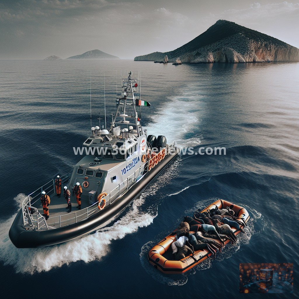 Italian coastguard recovers 19 bodies and rescues 58 survivors from inflatable boat near Lampedusa