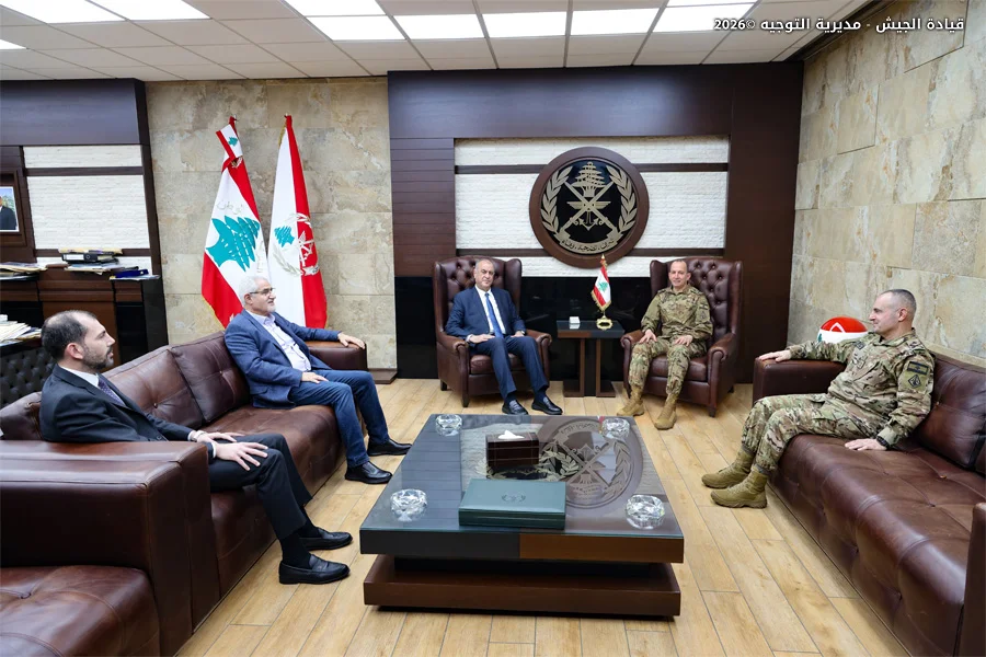Lebanese Army Chief Meets Officials to Boost Security Amid National Crisis